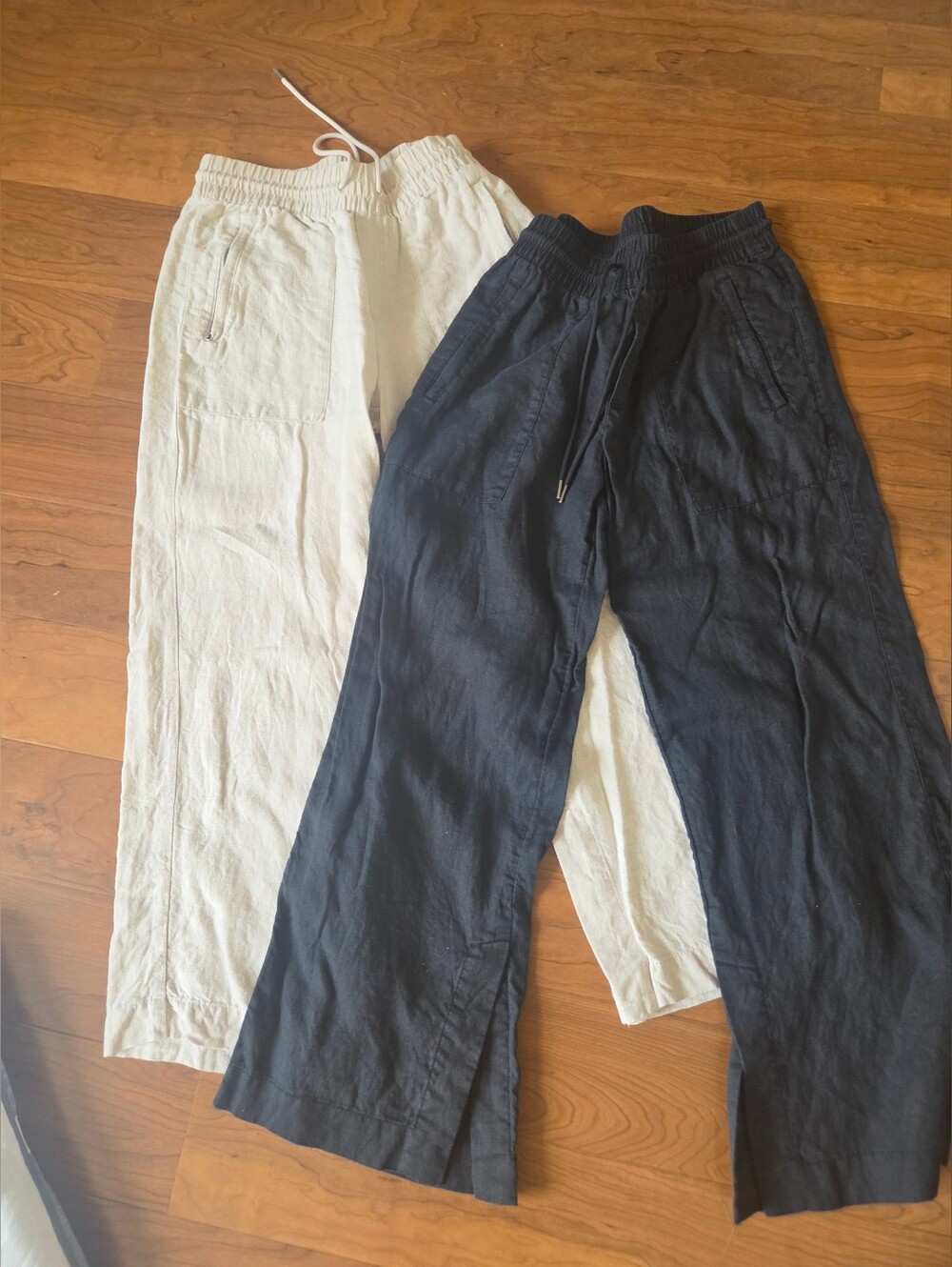 Athleta Women's Drawstring Retreat Linen Pants PS